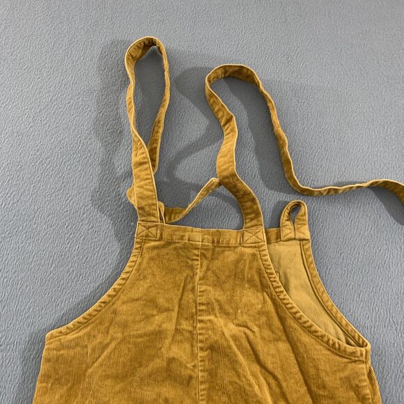 Lucy & Yak Corduroy Overalls Womens Small S32 Yellow Organic Cotton Relaxed Fit - Picture 12 of 13